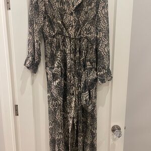 Paisley Print Maxi Dress